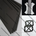 Custom quasi-isotropic high temperature carbon fiber plate